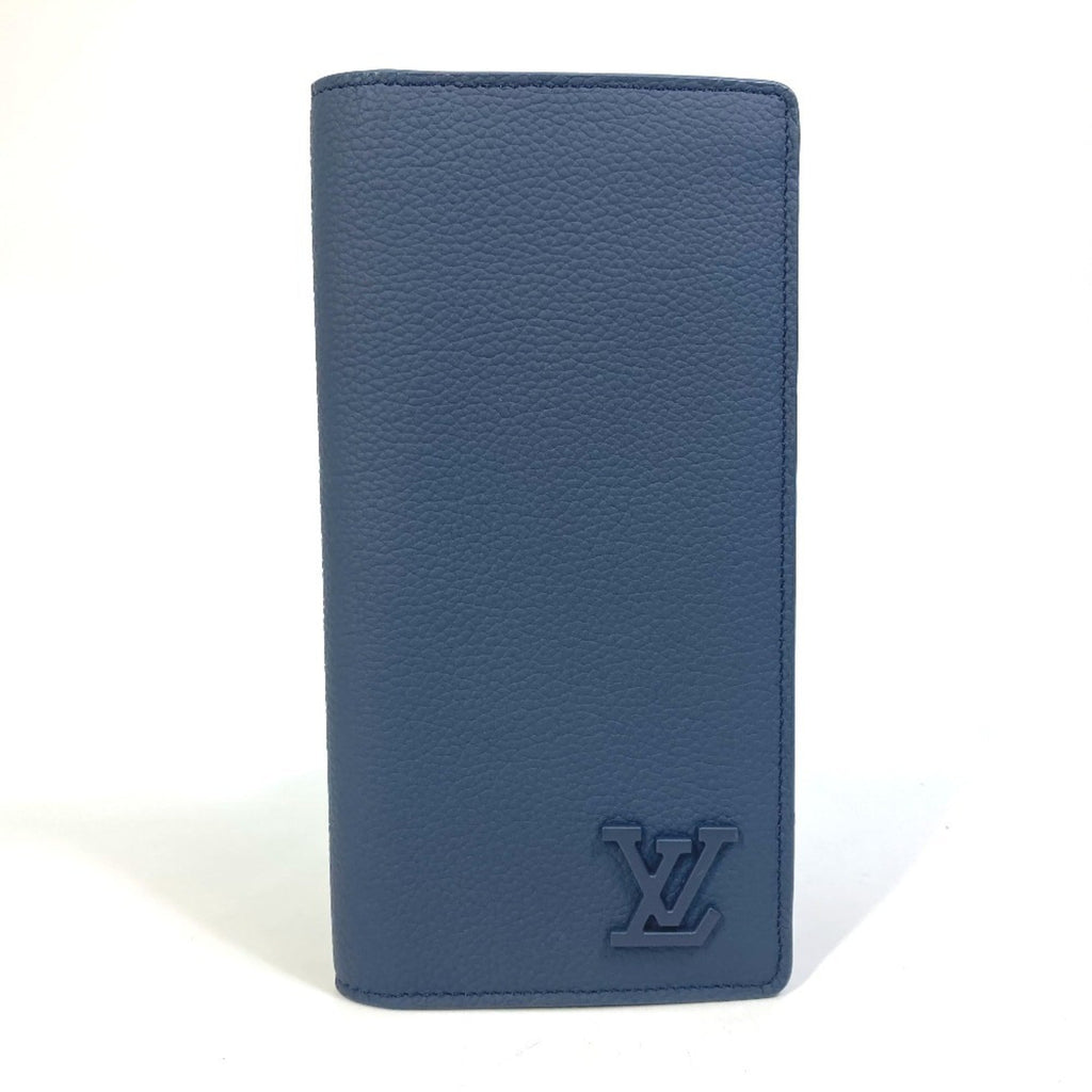 Louis Vuitton Navy Leather Long Wallet