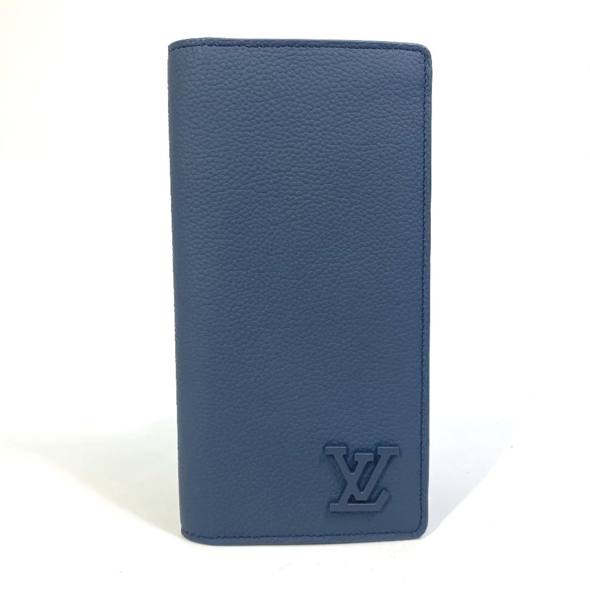 Louis Vuitton Navy Leather Long Wallet