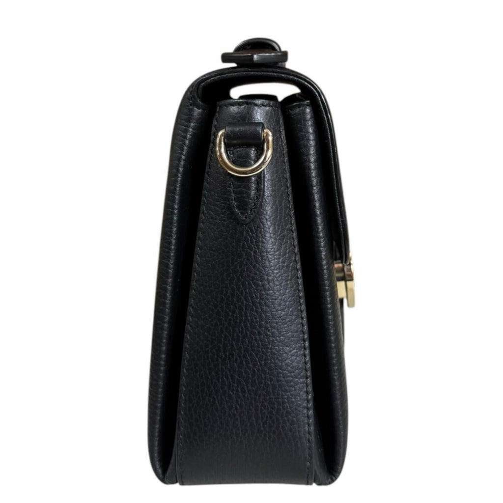 Gucci Black Leather Shoulder Bag (Pre-Owned)