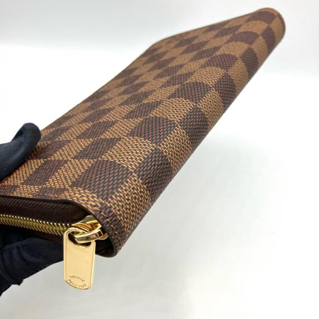 Louis Vuitton Brown Damier Canvas Damier Canvas Long Wallet