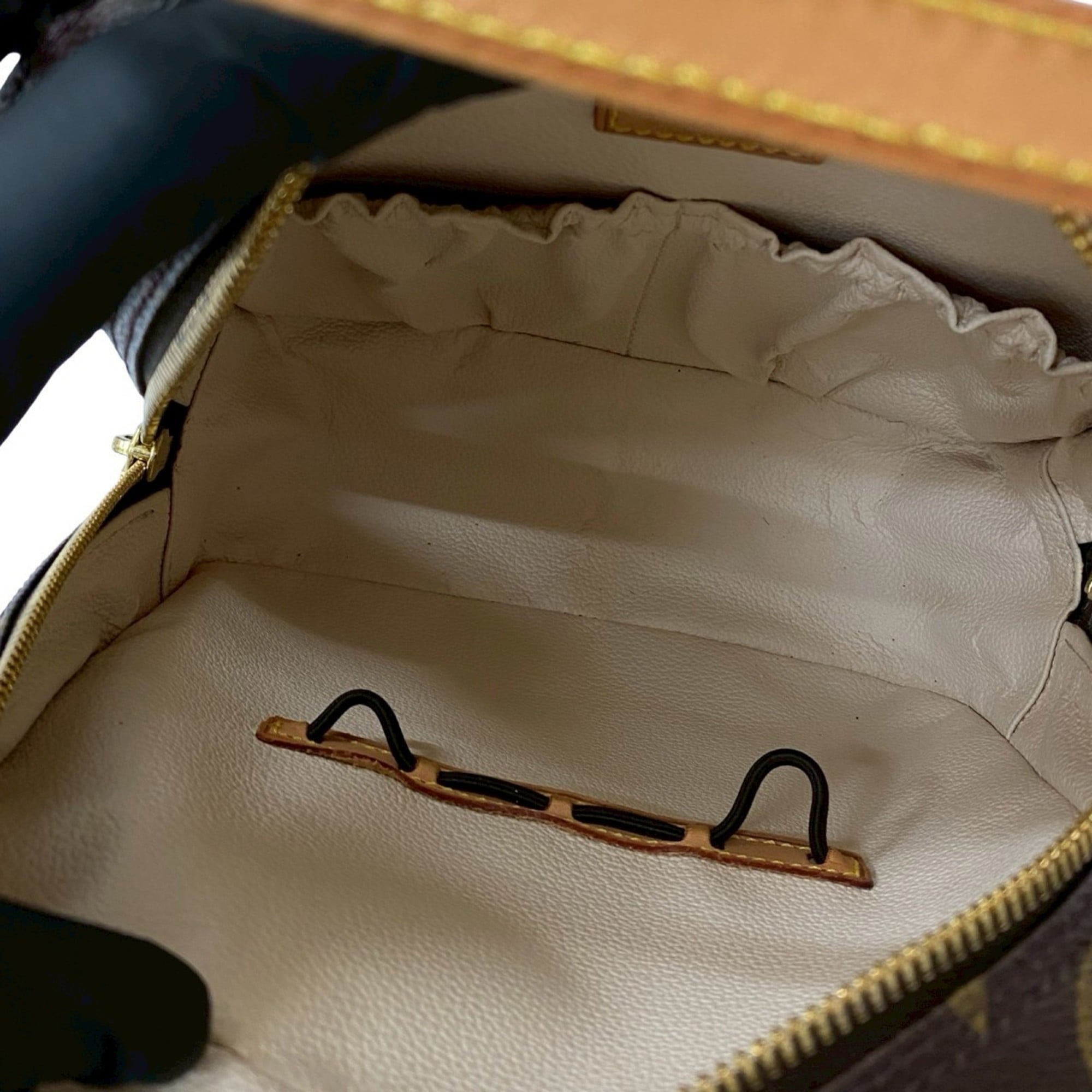 Louis Vuitton Brown Leather Pvc Handbag Shoulder Bag