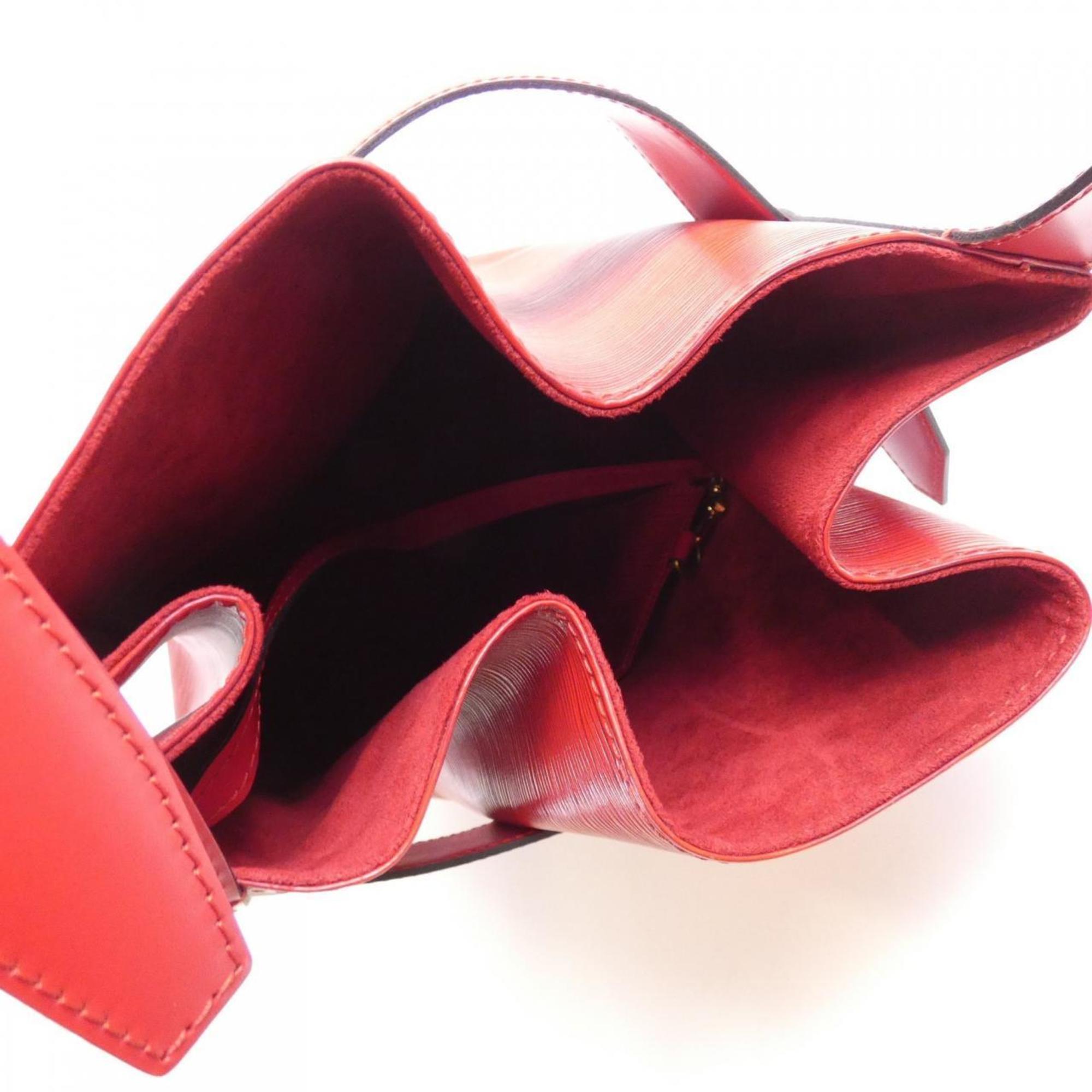 Louis Vuitton Red Color Leather Shoulder Bag