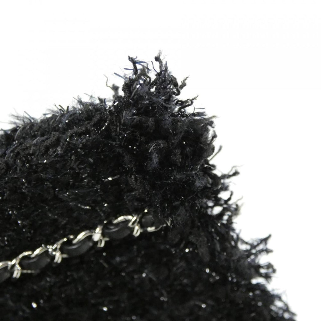 Chanel Black Tweed Handbag