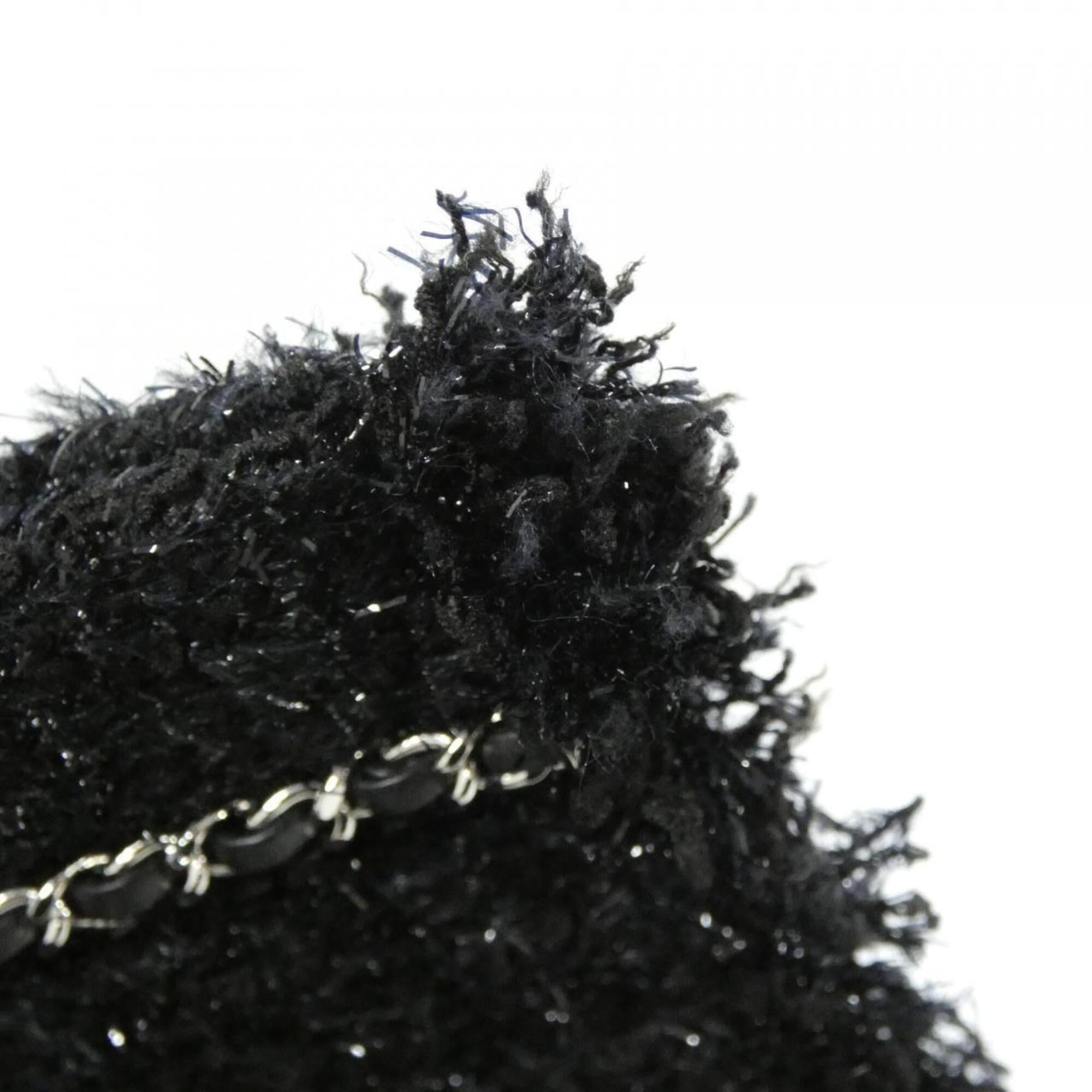 Chanel Black Tweed Handbag