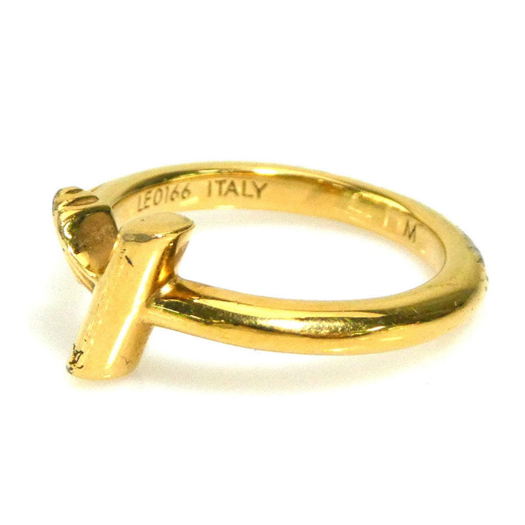 Louis Vuitton Gold Metal Band Ring