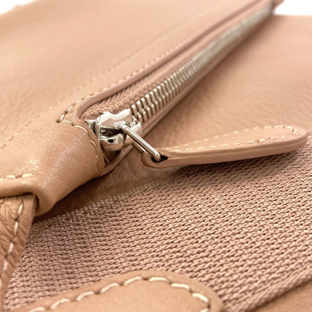 Balenciaga Brown Leather Handbag Pouch