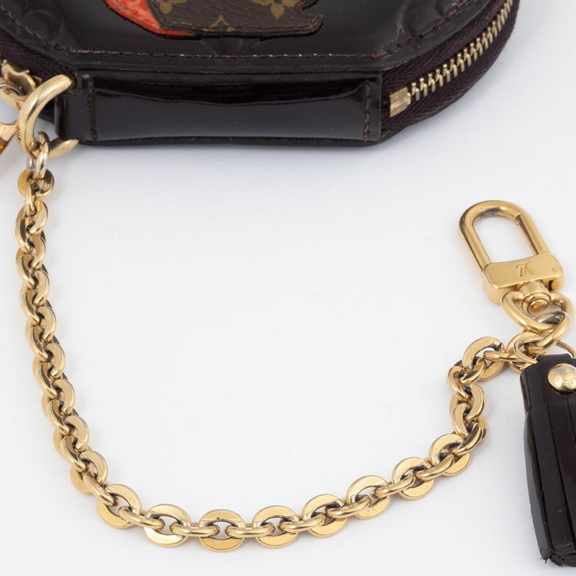 Louis Vuitton Monogram Vernis Amarante Monogram Vernis Coin Purse/Coin Case