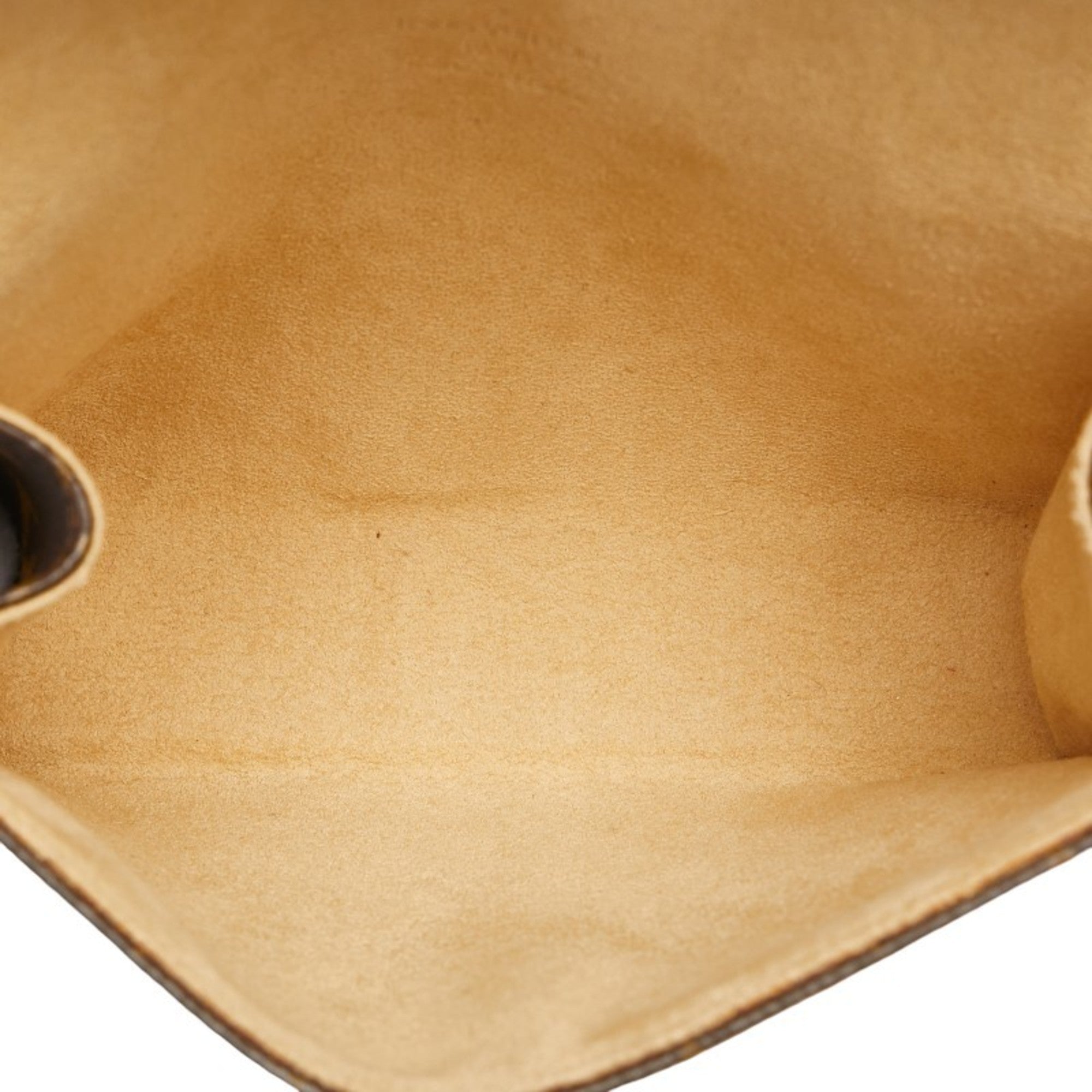 Louis Vuitton Monogram Brown Pvc Leather Pochette Sling Bag