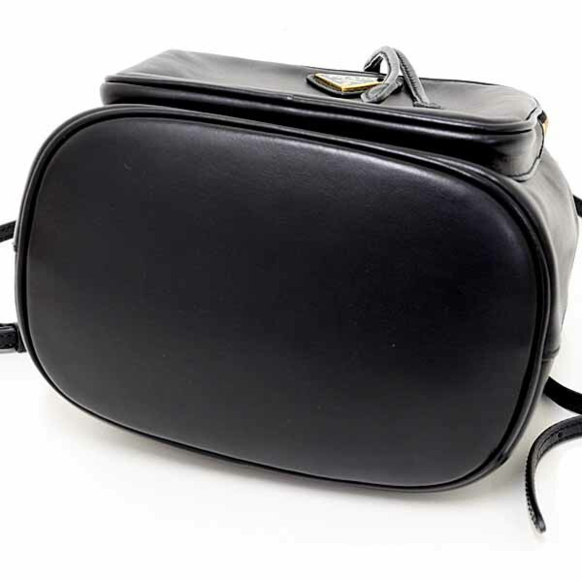 Prada Black Nero Leather Baguette Bag