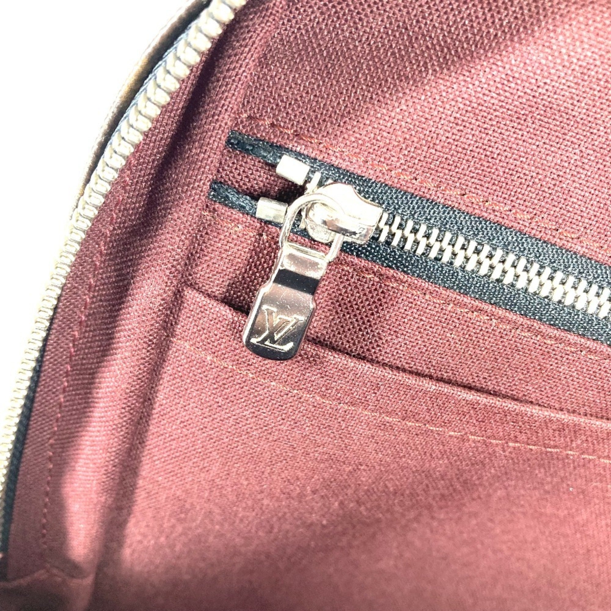 Louis Vuitton Black Brown Monogram Canvas Tote Bag