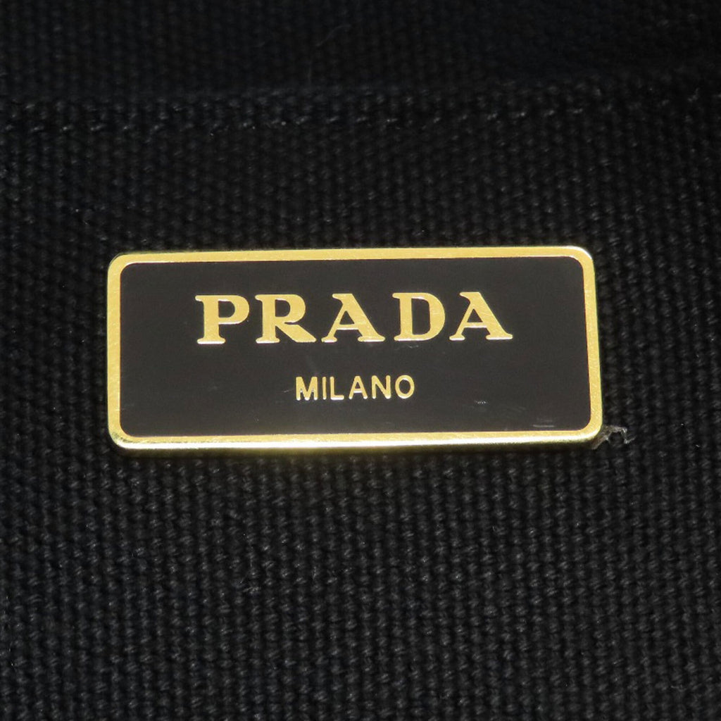 Prada Black Canvas Handbag