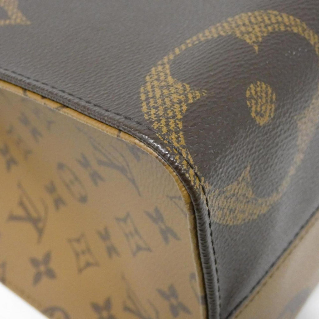 Louis Vuitton Marron Coated Canvas Handbag