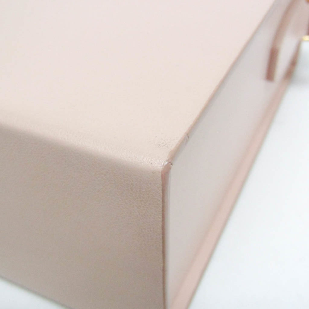 Fendi Pink Leather Shoulder Bag