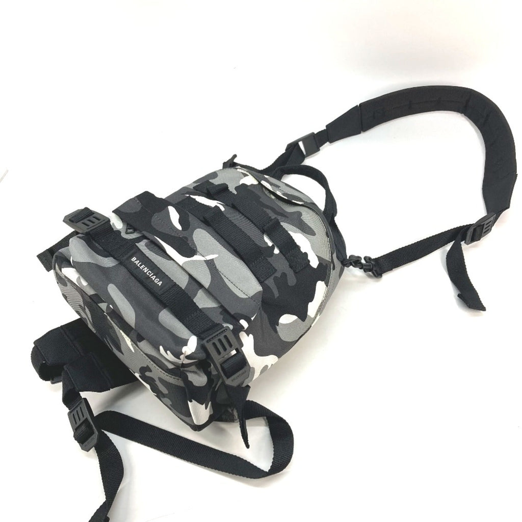 Balenciaga Gray Cloth Backpack