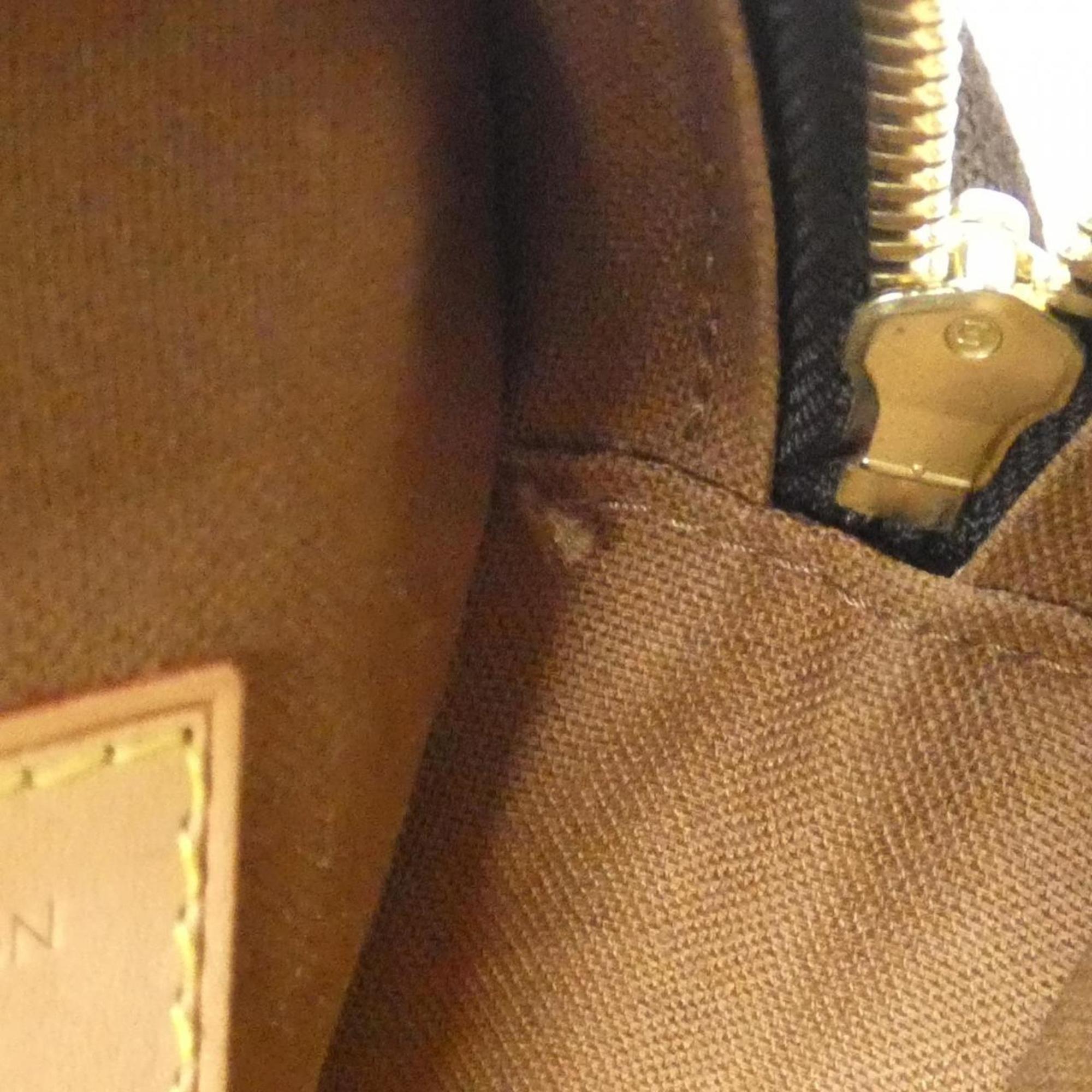 Louis Vuitton Monogram Marron Coated Canvas Pochette Shoulder Bag