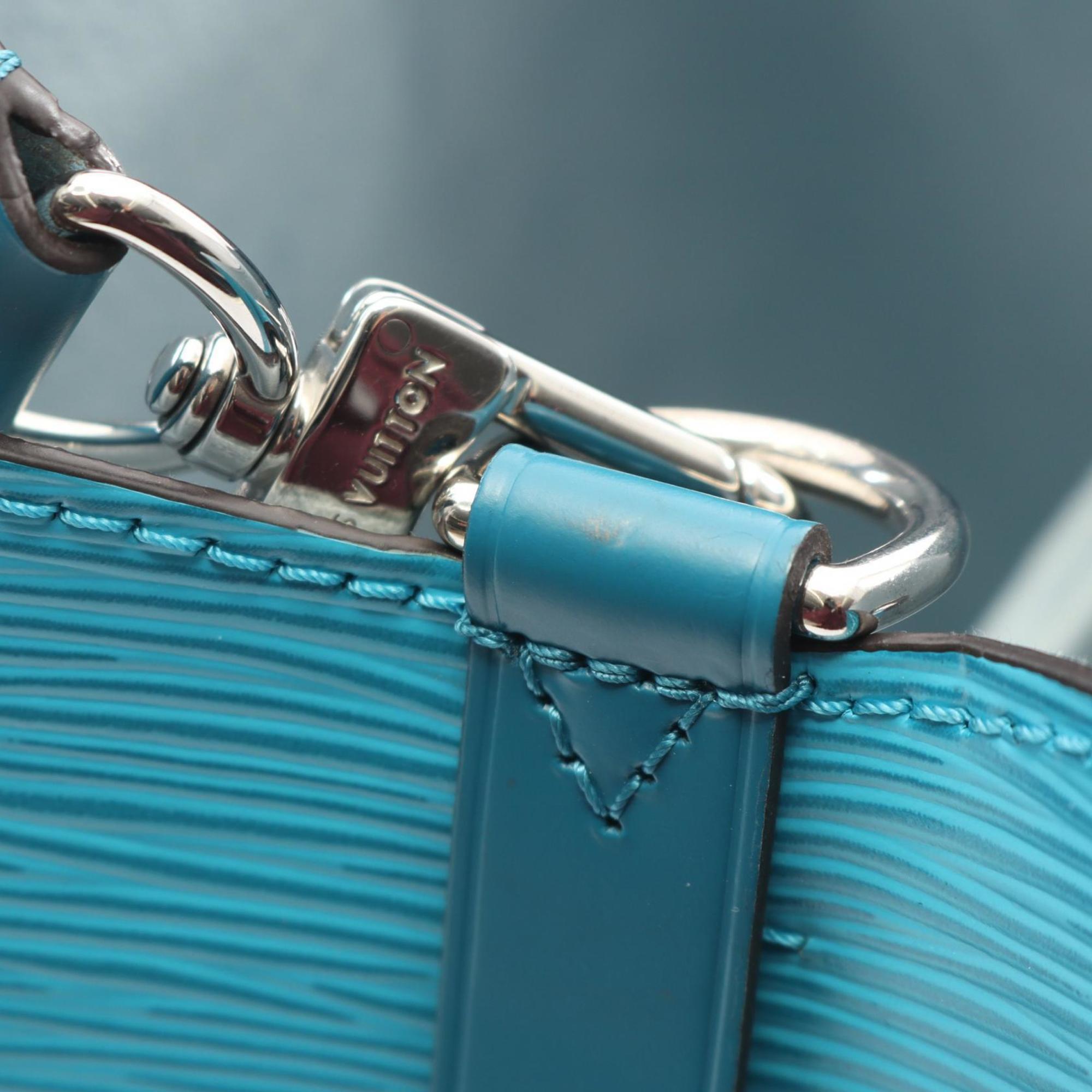 Louis Vuitton Blue Epi Leather Handbag
