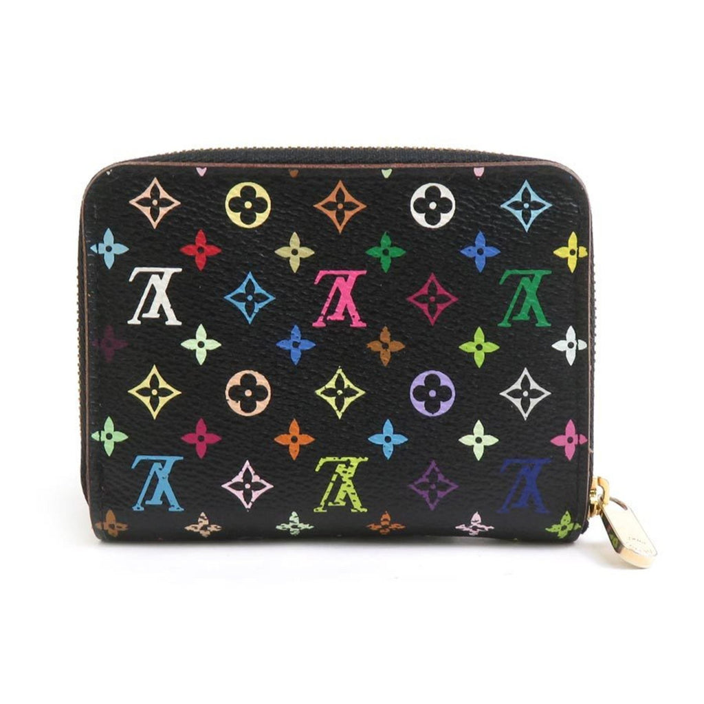 Louis Vuitton Black Multi-Color Monogram Multicolore Coin Purse/Coin Case