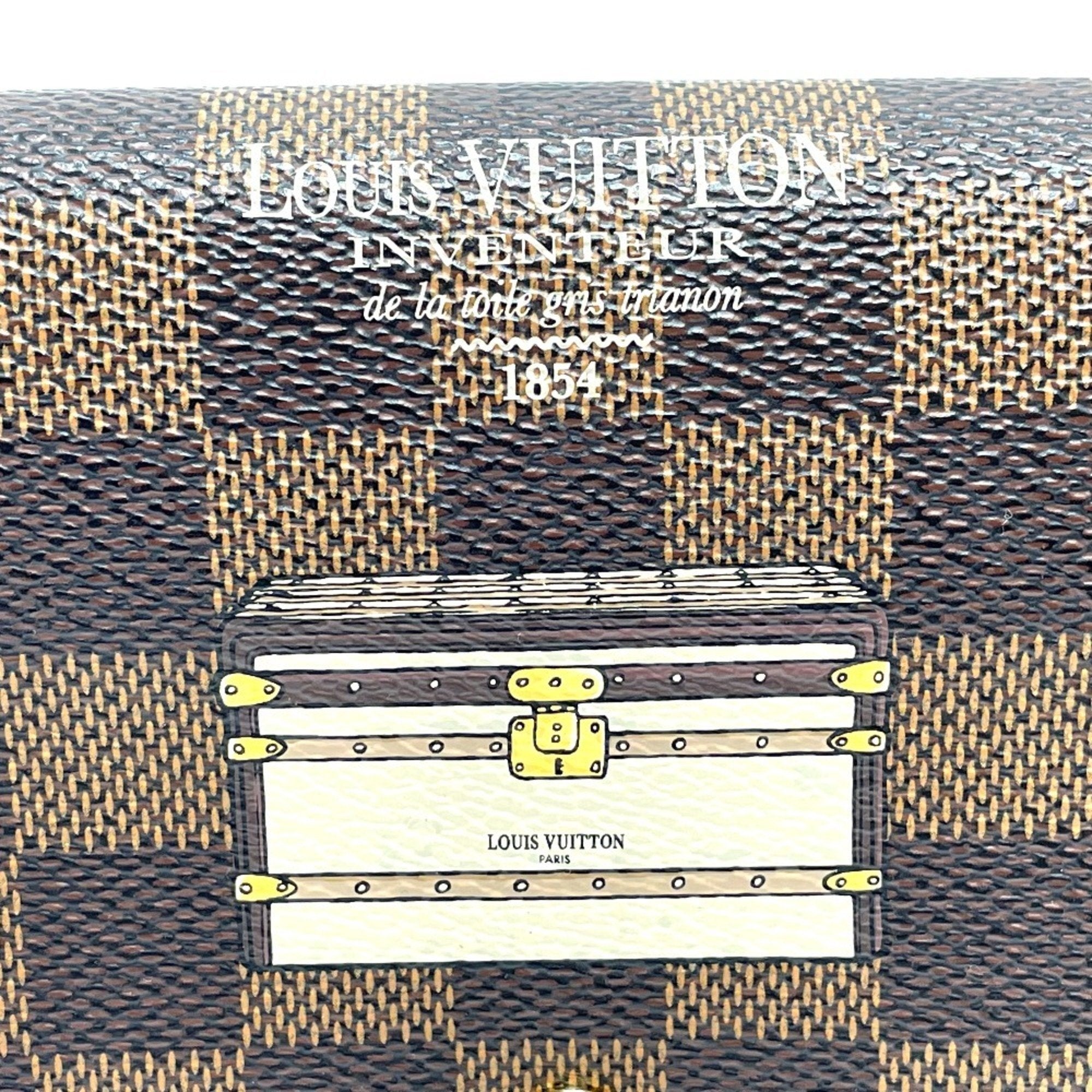 Louis Vuitton Damier Brown Damier Canvas Ebene Damier Canvas Long Wallet