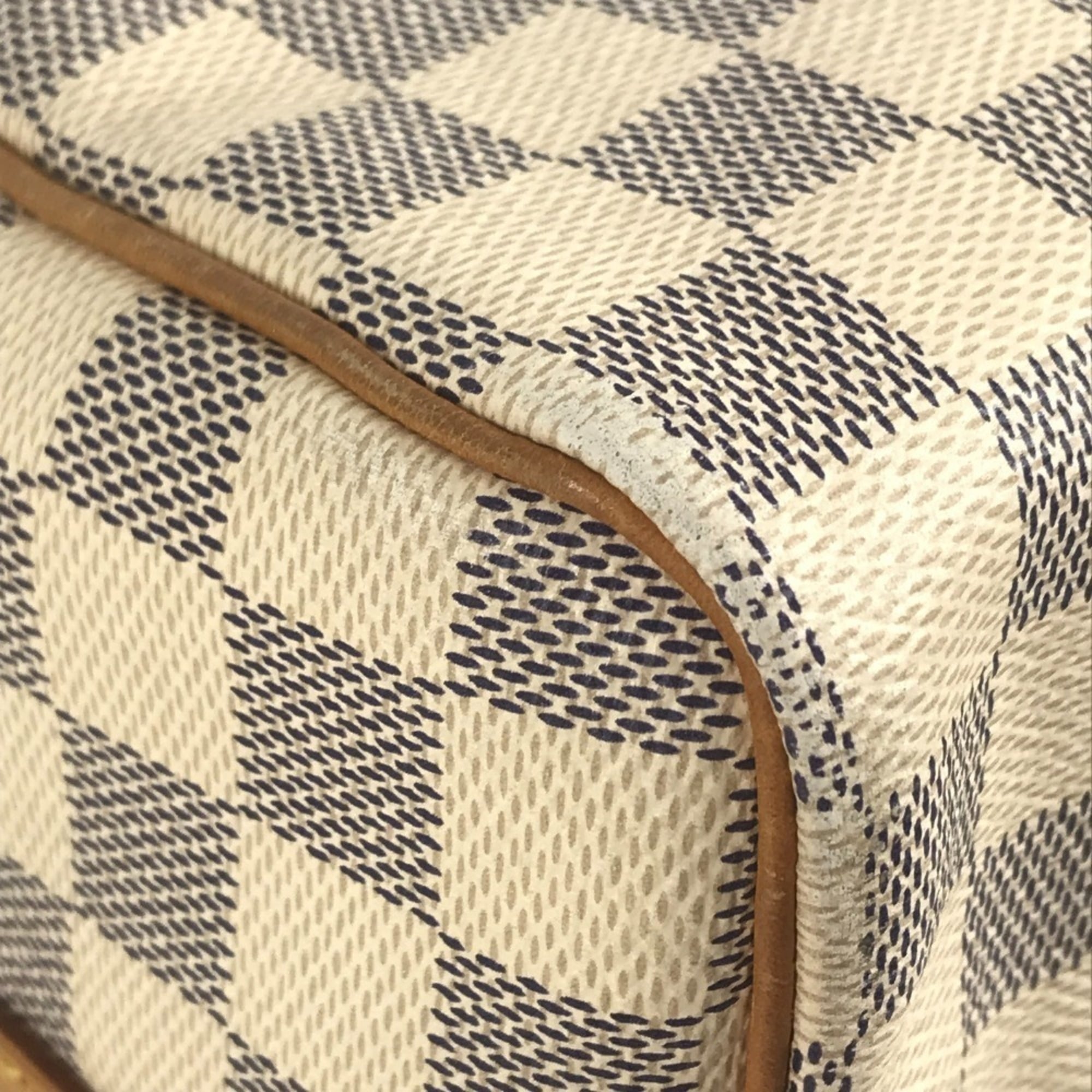 Louis Vuitton Damier Azur White Damier Azur Boston Bag Handbag Shoulder Bag