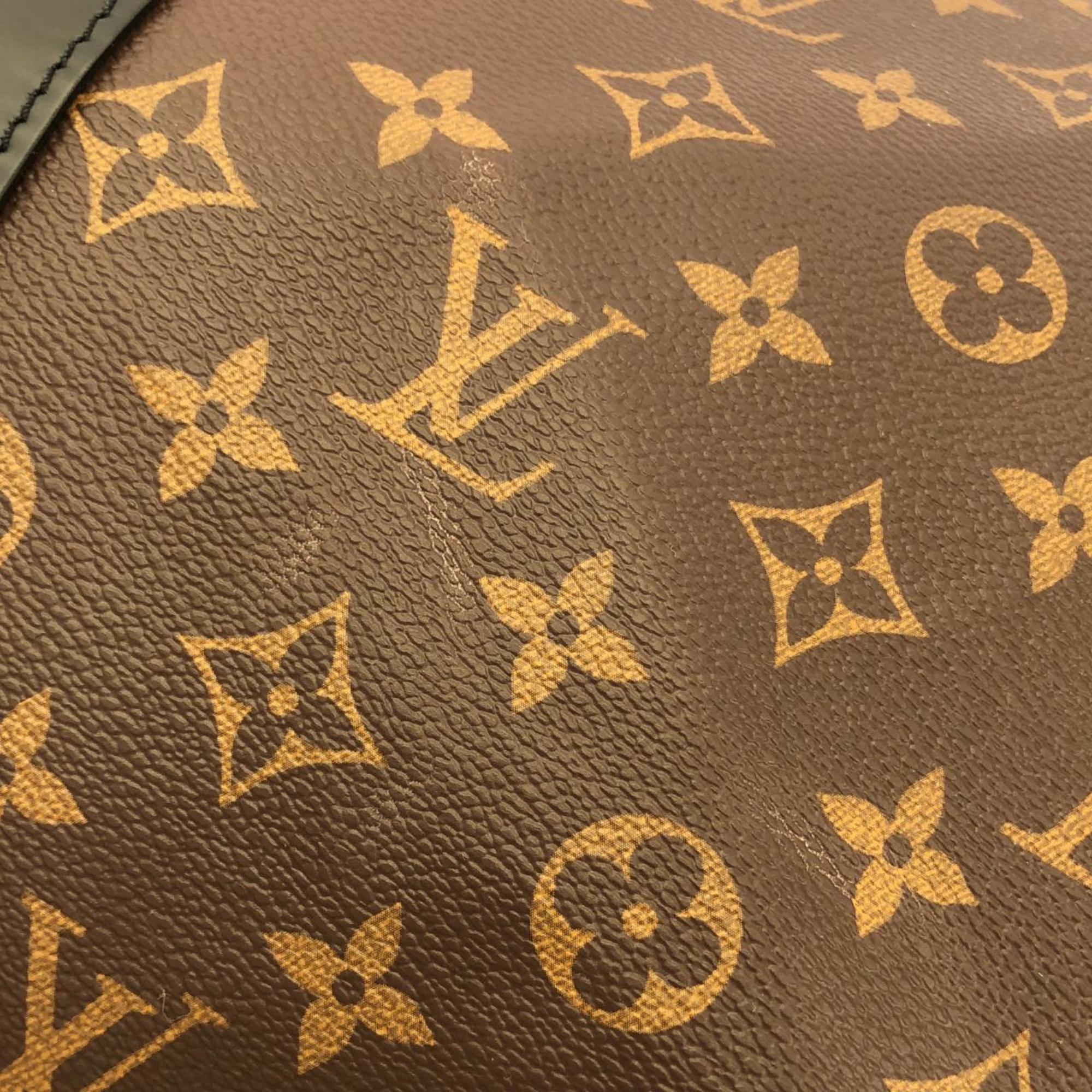 Louis Vuitton Marron Coated Canvas Boston Bag