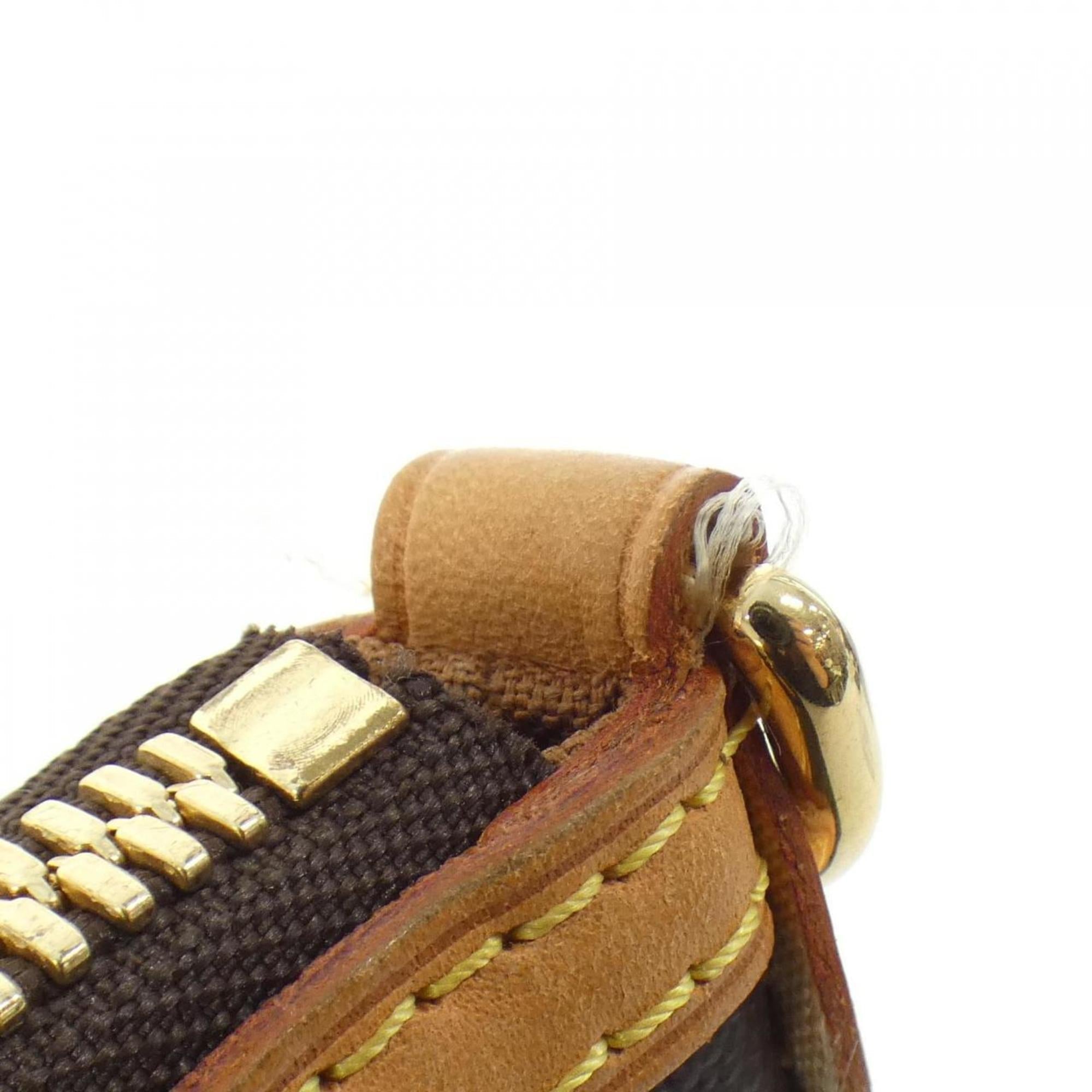 Louis Vuitton Marron Coated Canvas Handbag