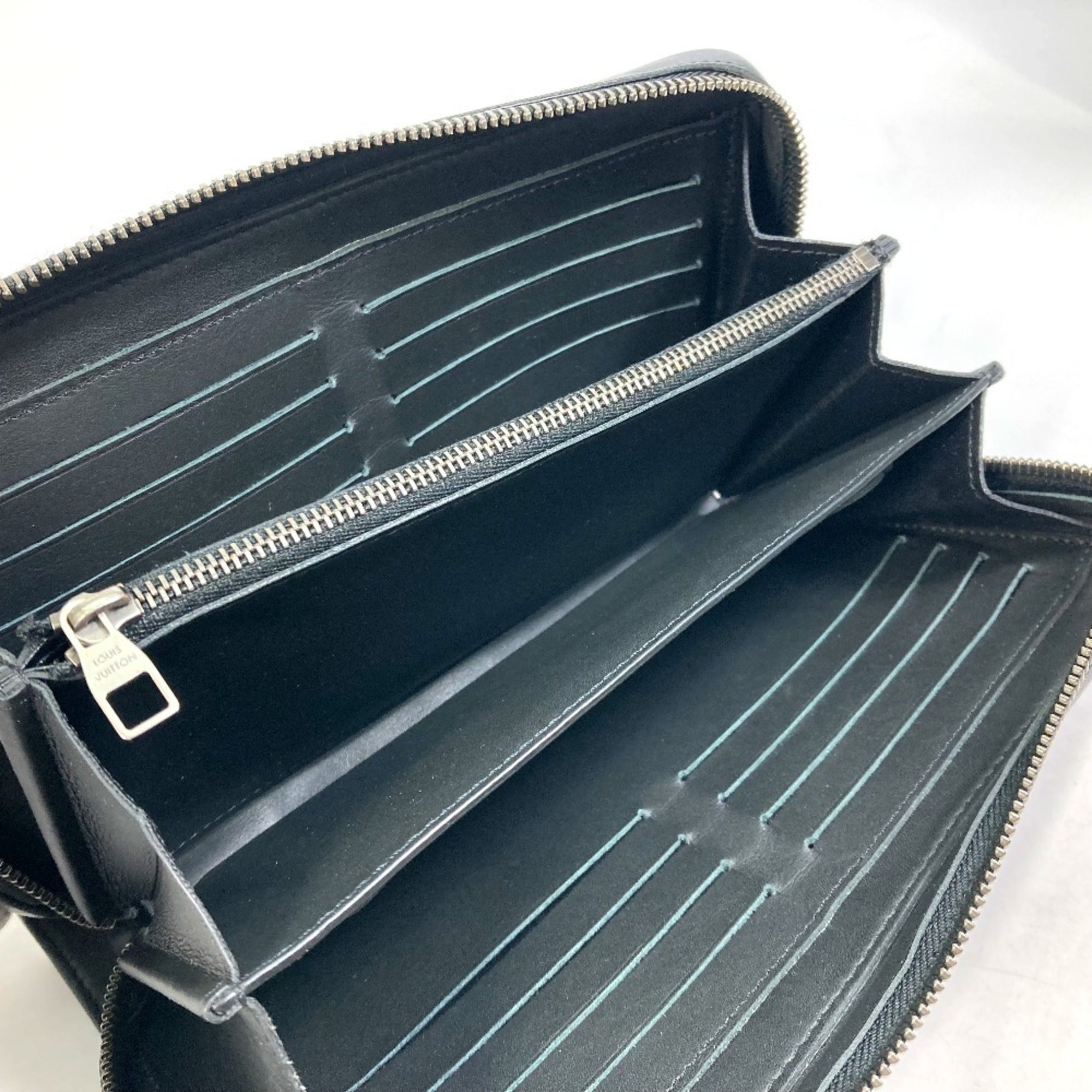 Louis Vuitton Black Noir Damier Infini Leather Coin Purse/Coin Case