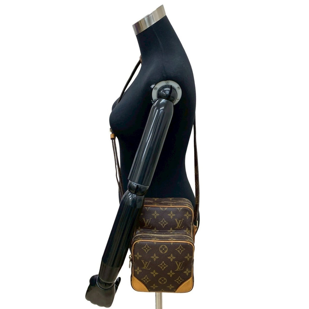 Louis Vuitton Brown Leather Pvc Pochette Shoulder Bag