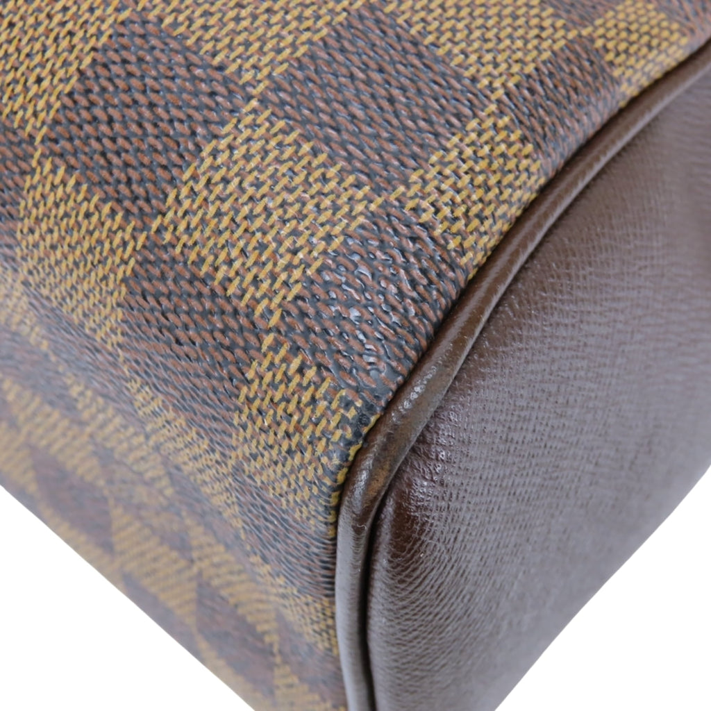 Louis Vuitton Brown Damier Canvas Ebene Damier Canvas Leather Handbag
