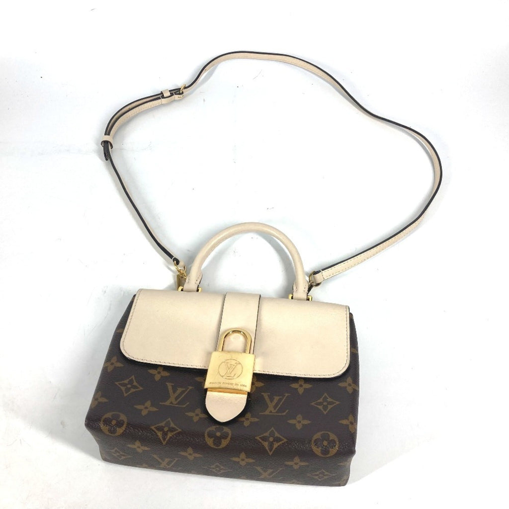 Louis Vuitton Monogram Brown White Monogram Handbag Shoulder Bag