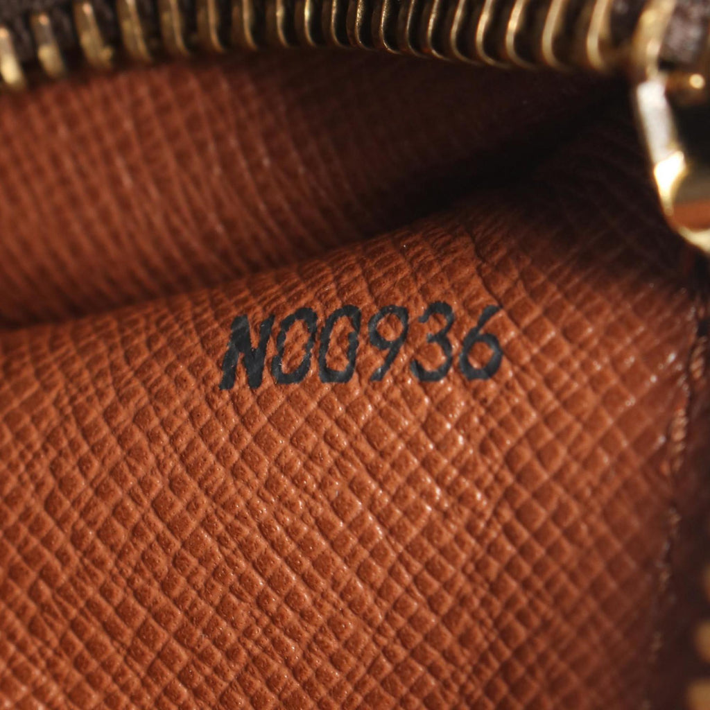 Louis Vuitton Brown Monogram Pvc Coated Canvas Leather Handbag