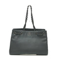 Chanel Black Leather Shoulder Bag