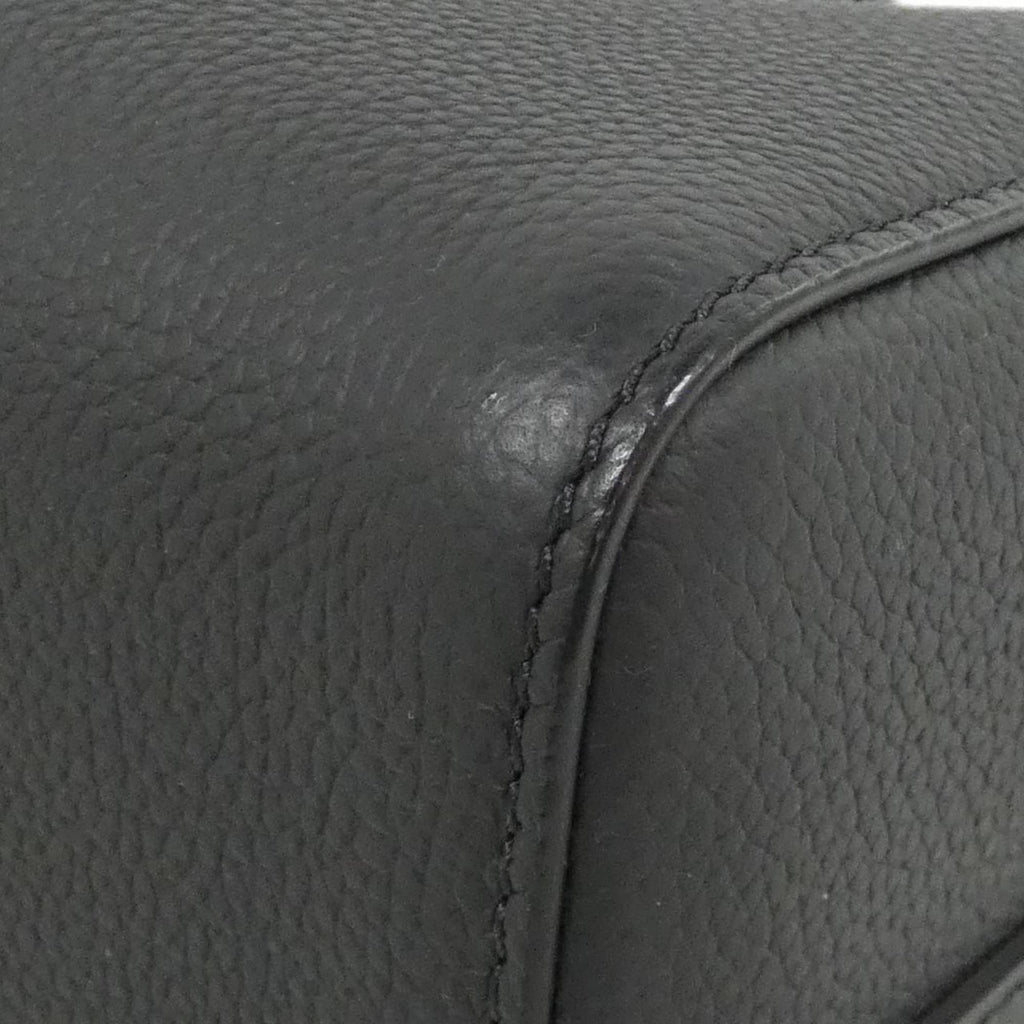 Louis Vuitton Black Leather Shoulder Bag