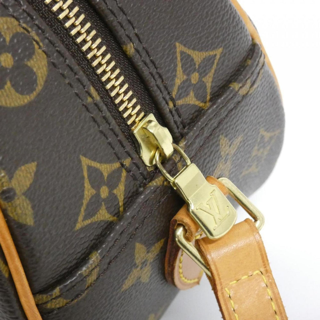 Louis Vuitton Brown Coated Canvas Shoulder Bag