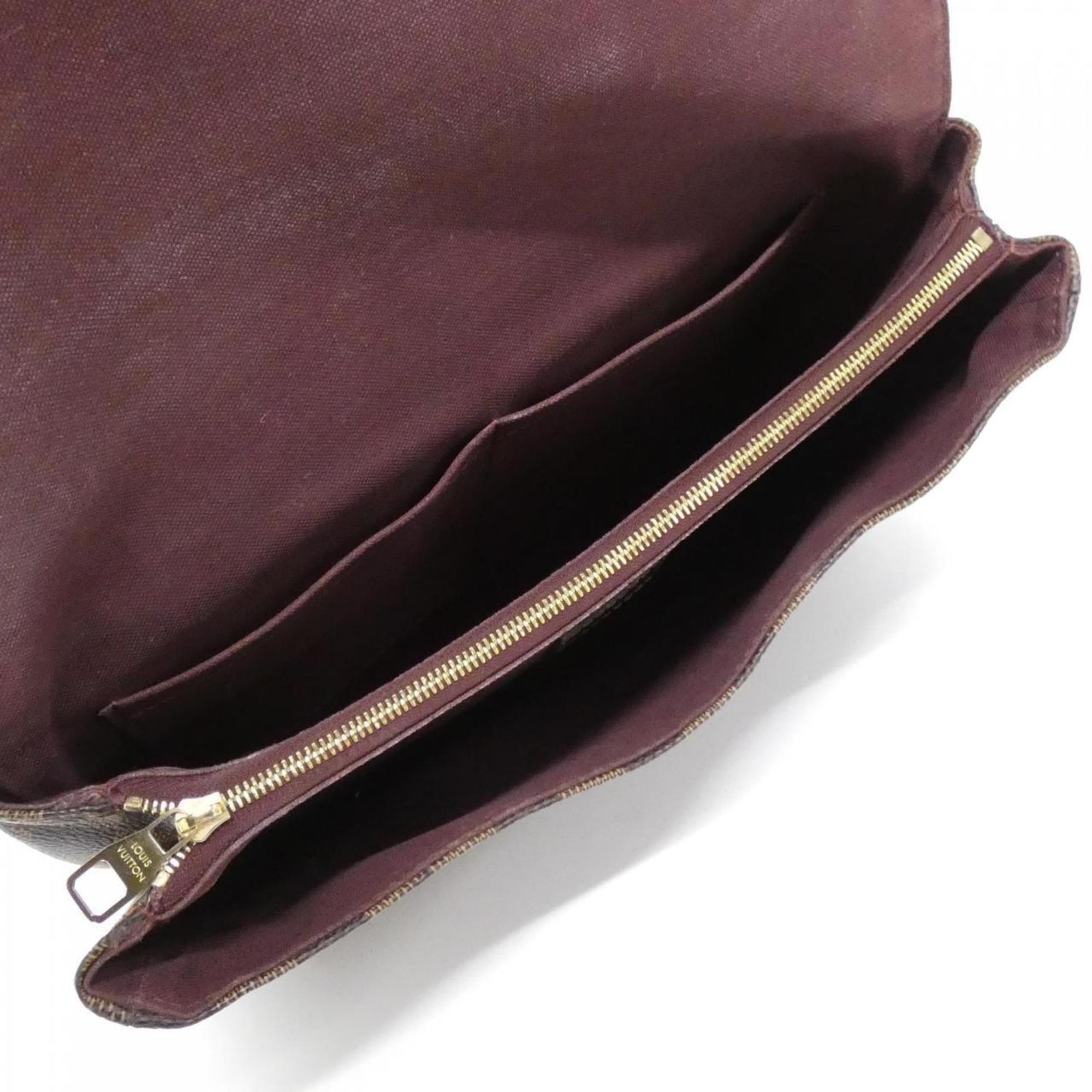 Louis Vuitton Ebene Coated Canvas Shoulder Bag