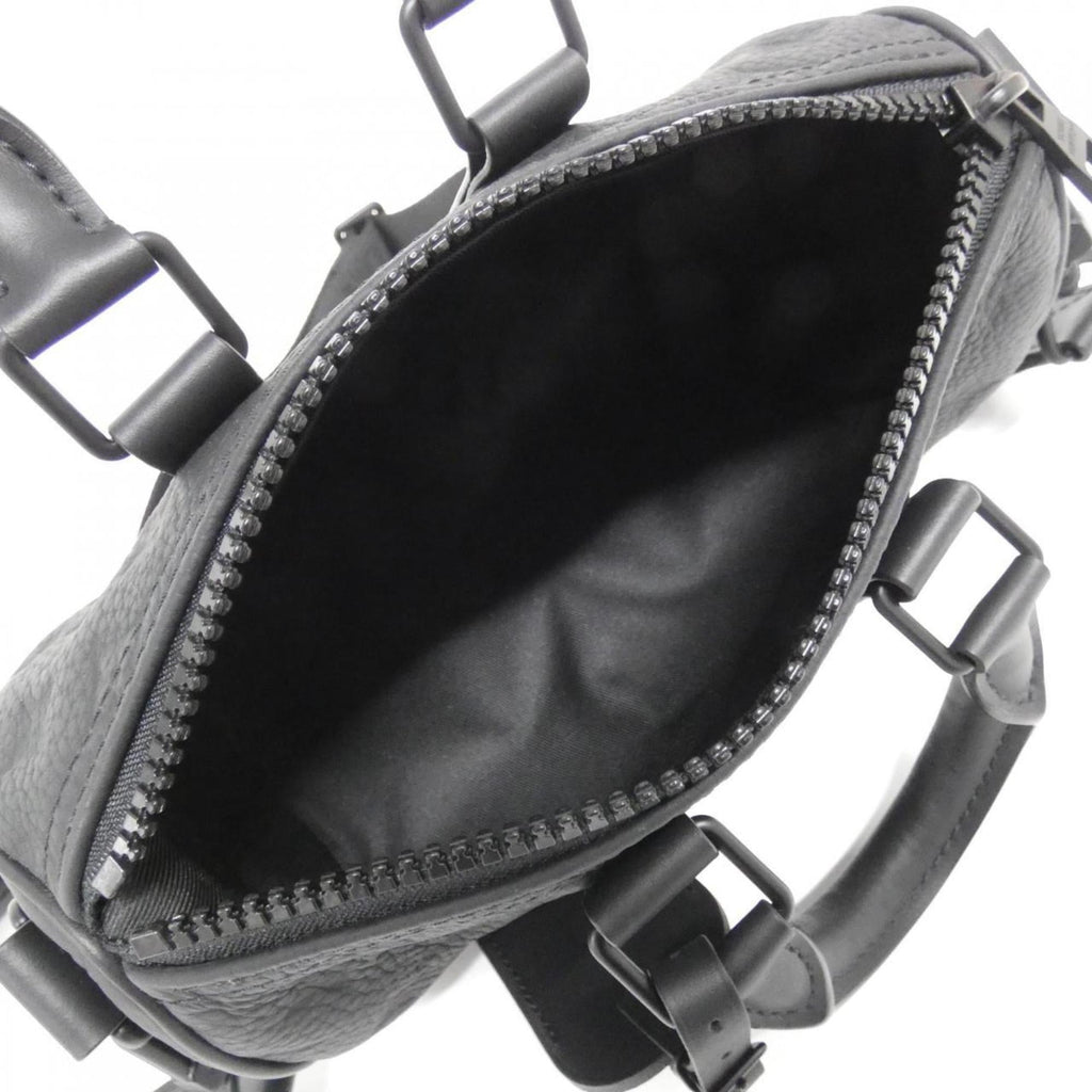 Louis Vuitton Taurillon Black Leather Boston Bag