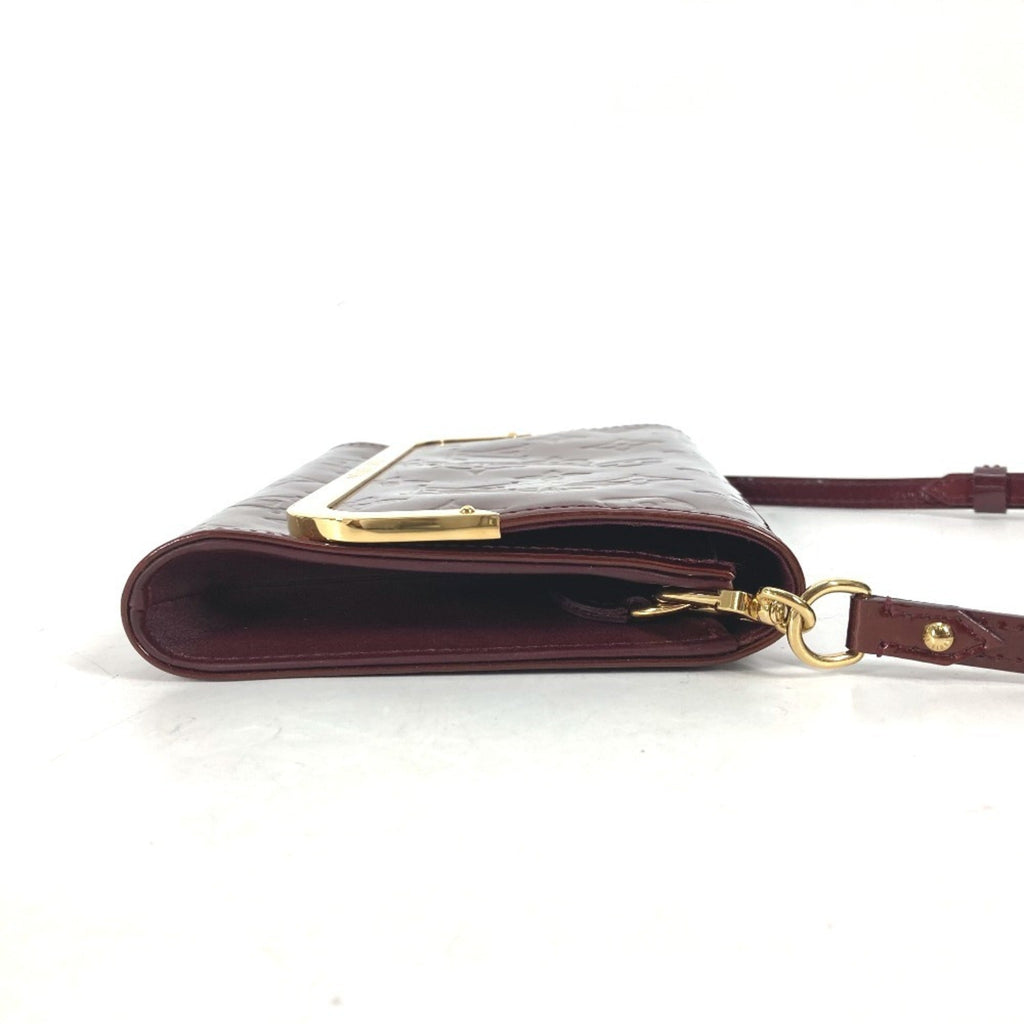 Louis Vuitton Monogram Vernis Purple Rouge Fauviste Monogram Vernis Clutch Bag Shoulder Bag