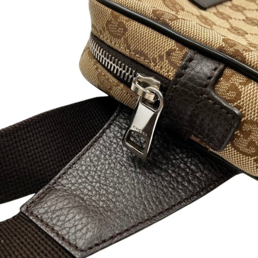 Gucci Gg Canvas Brown Gg Canvas Sling Bag (Pre-Owned)