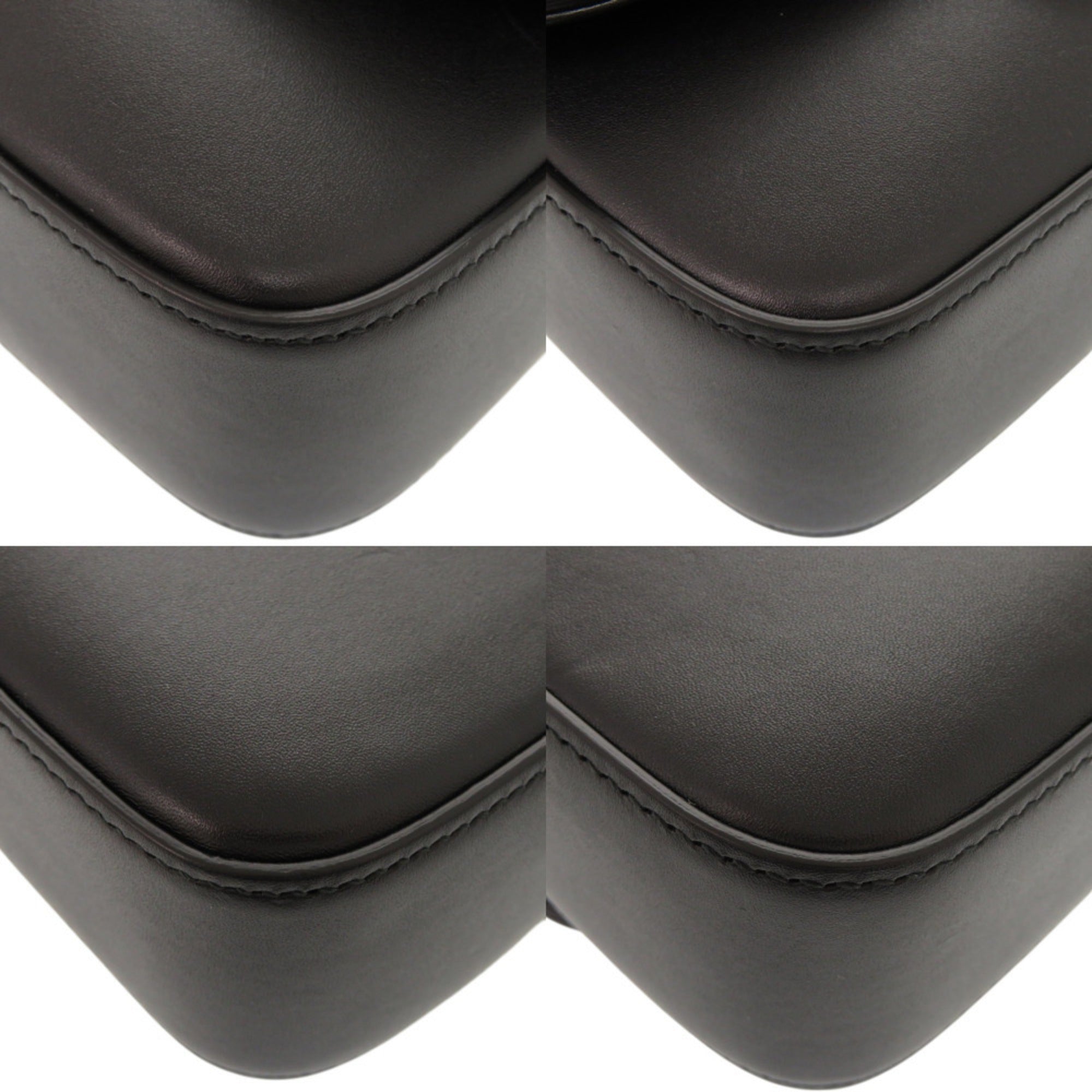 Gucci Black Leather Shoulder Bag (Pre-Owned)