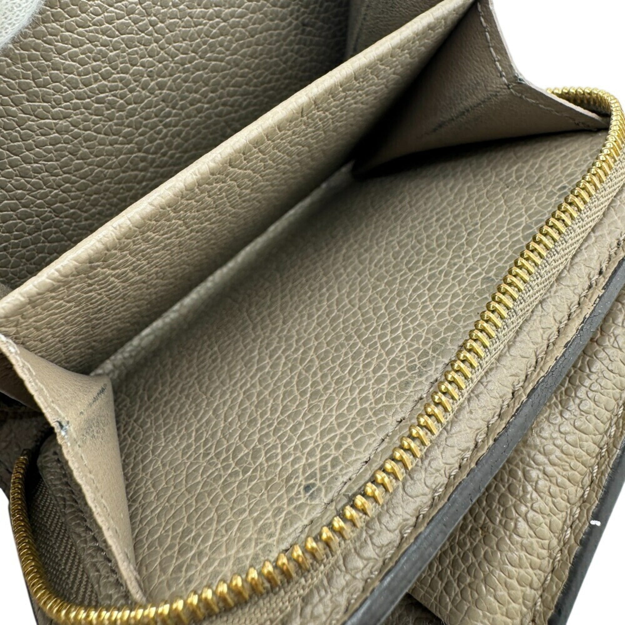 Louis Vuitton Beige Bicolor Monogram Tourterelle Monogram Empreinte Leather Wallet