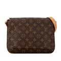 Louis Vuitton Brown Pvc Leather Shoulder Bag