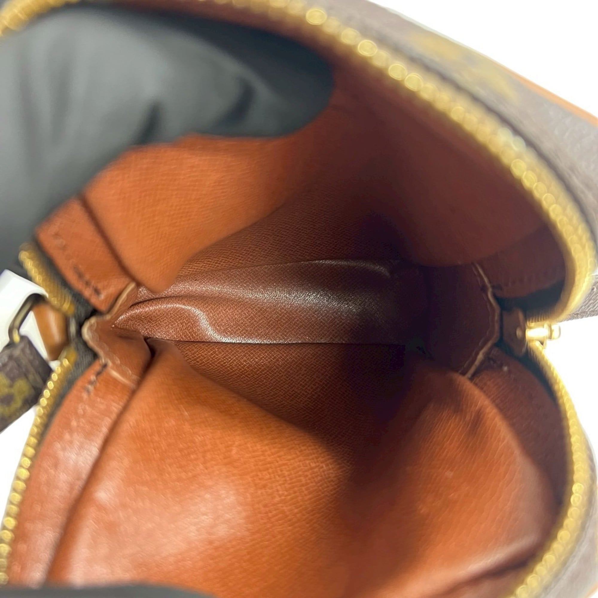 Louis Vuitton Brown Leather Pvc Pochette Shoulder Bag
