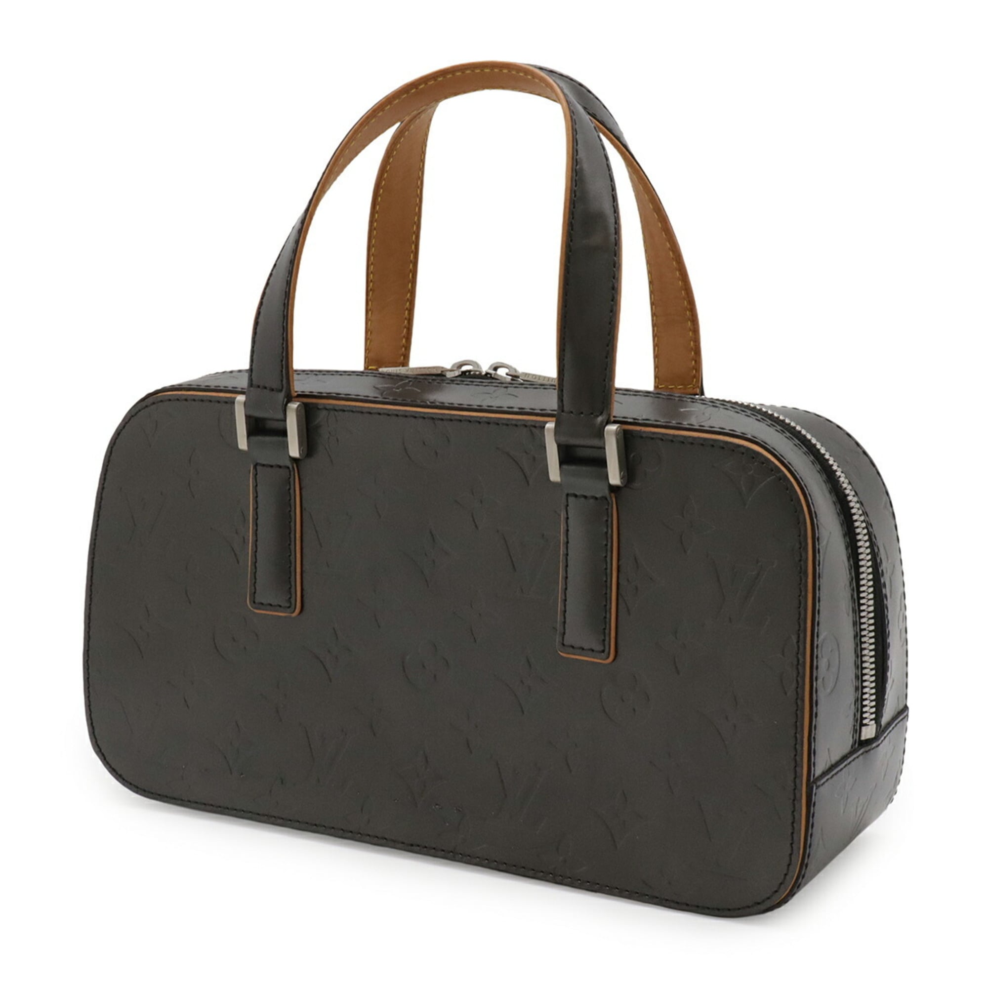 Louis Vuitton Black Monogram Mat Handbag