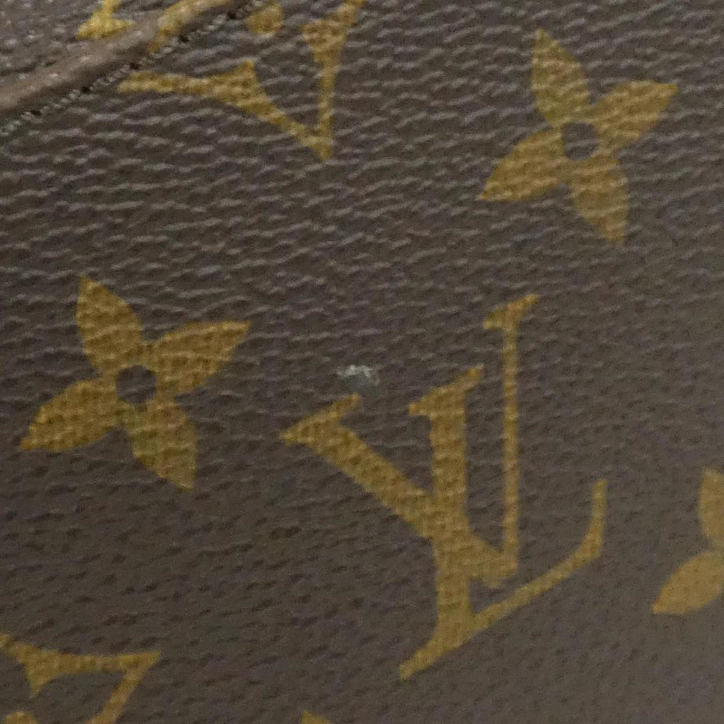 Louis Vuitton Marron Coated Canvas Handbag