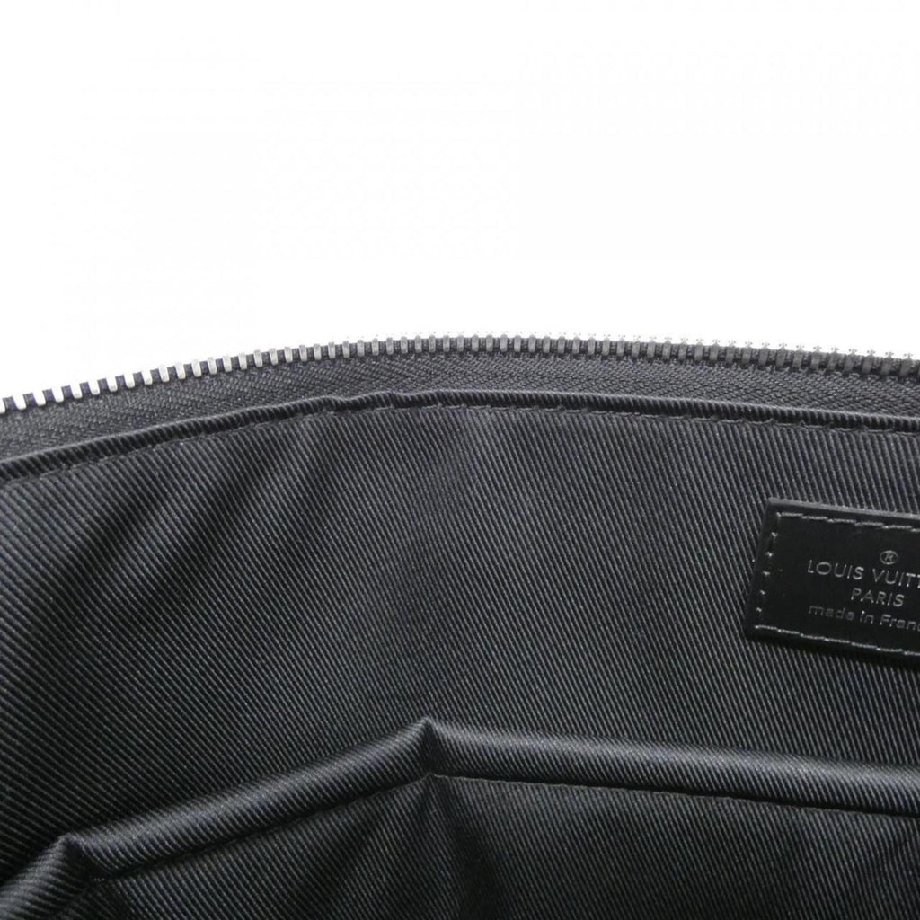 Louis Vuitton Dark Gray Graphite Coated Canvas Briefcase Handbag