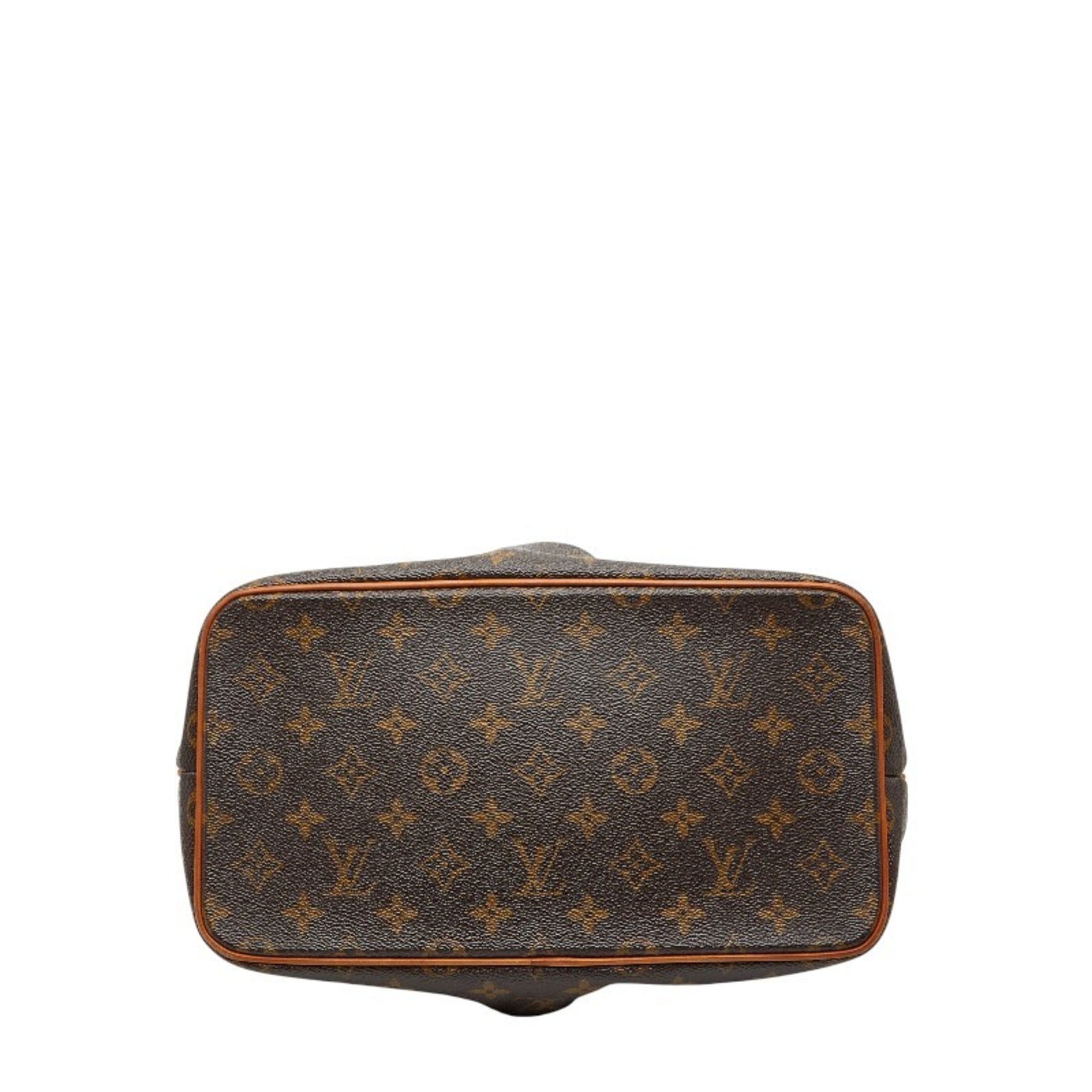 Louis Vuitton Brown Pvc Leather Handbag Shoulder Bag