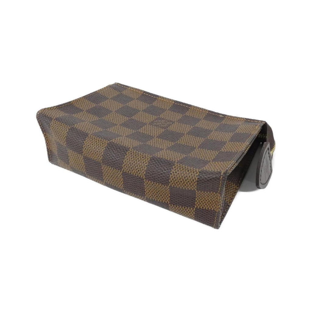 Louis Vuitton Brown Coated Canvas Handbag Pouch