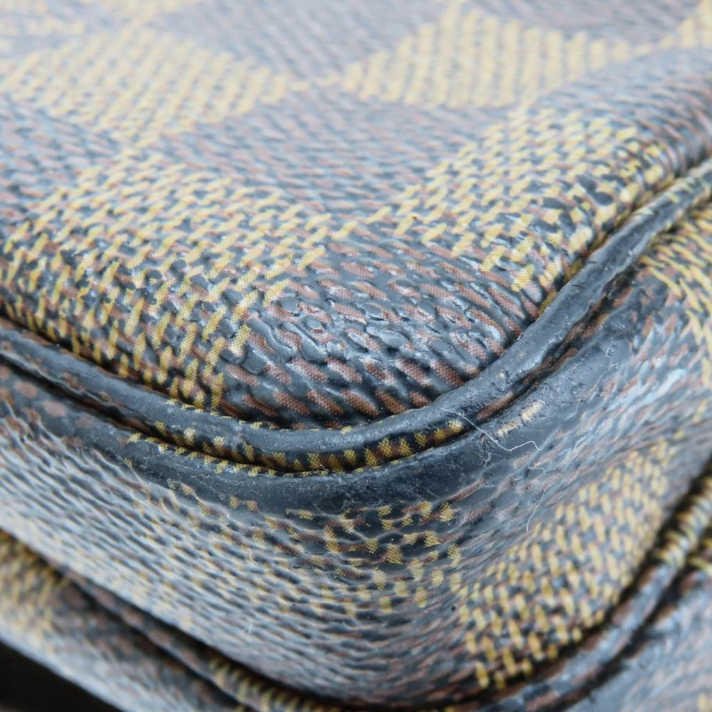 Louis Vuitton Brown Damier Canvas Ebene Damier Canvas Leather Shoulder Bag