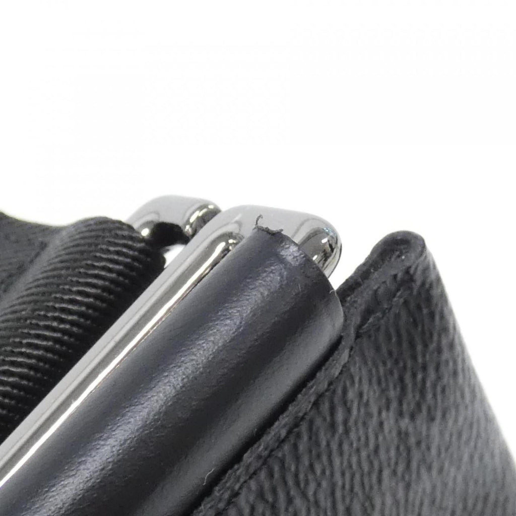 Louis Vuitton Black Coated Canvas Shoulder Bag