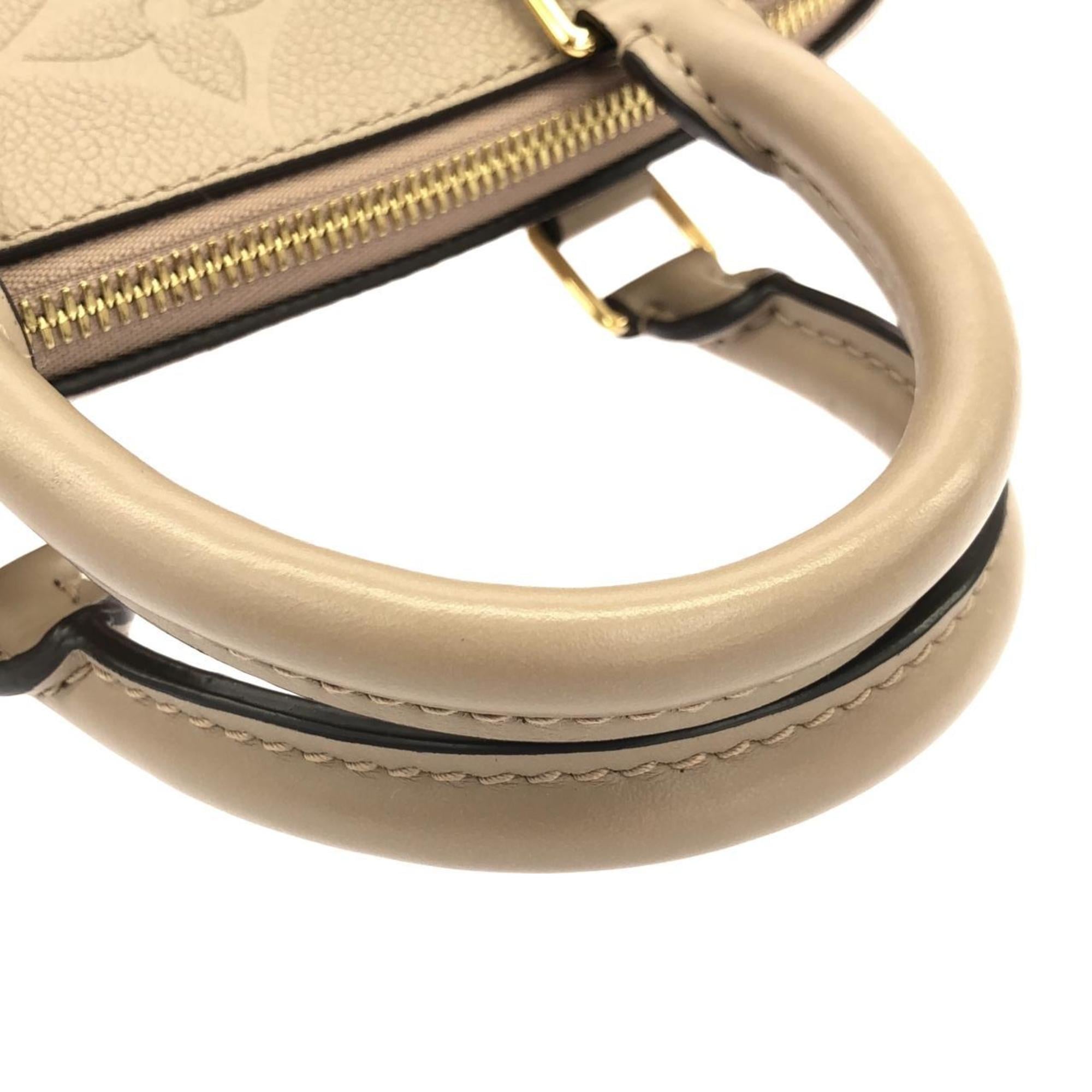Louis Vuitton Monogram Empreinte Tourterelle Leather Boston Bag