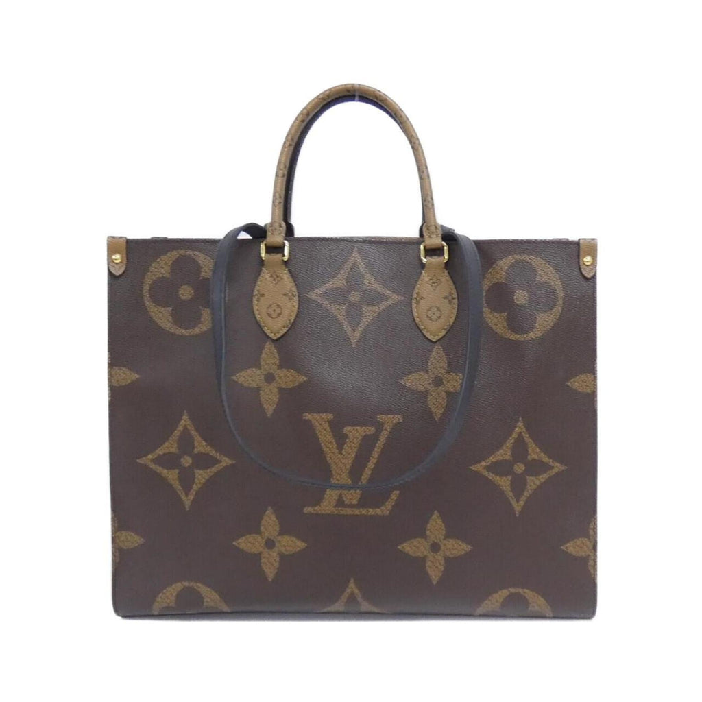 Louis Vuitton Marron Coated Canvas Handbag